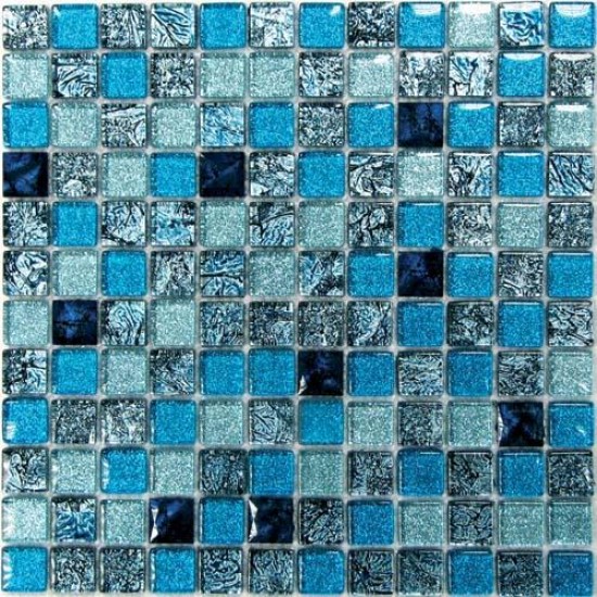 Мозаика  SATIN BLUE 23х23 300х300
