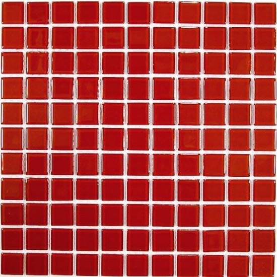 Мозаика RED GLASS 30х30