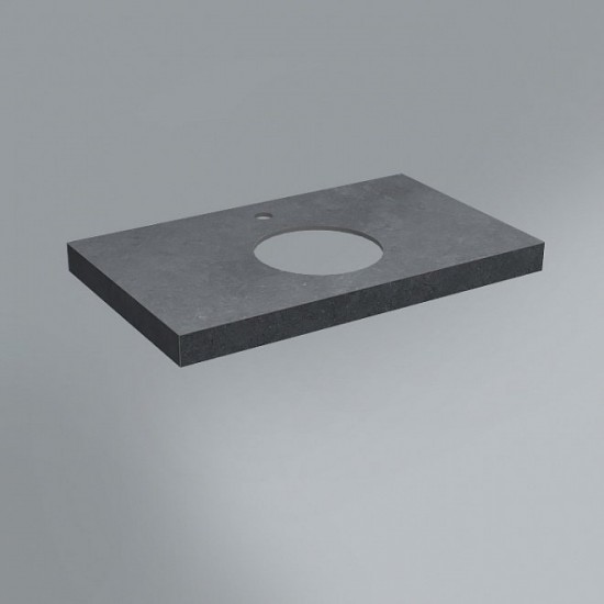 Столешница керамическая РОВЕРЕЛЛА  CN80.DL501300R серый темный 47,8х79,8 для  раковины в ванной