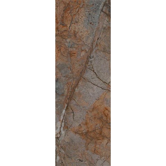 Плитка облицовочная ТЕАТРО 12135R 25х75  коричневый глянцевая обрезной