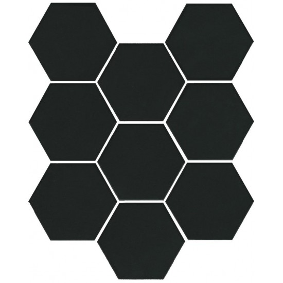 Мозаика КАЛЬСАДА SG1008N размер чипа 10,4х12 черный (полотно из 9-ти штук)