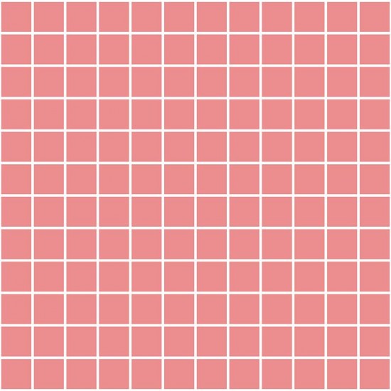 Мозаика ТЕМАРИ 20061 29,8х29.8  темно-розовый матовый