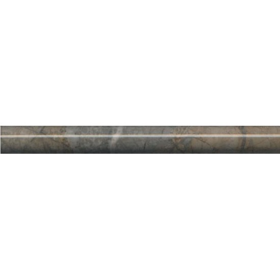 Бордюр ТЕАТРО SPB007R 25x2,5 коричневый обрезной