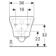Унитаз подвесной MYDAY F20146000 безободковый Rimfree + сиденье  F57541 Soft Close
