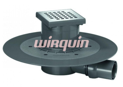 Трап с решеткой