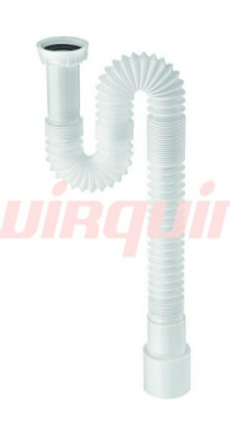 Гофрированная труба 1 1 4 х 40 50 мм L800 мм, с гайкой WIRQUIN 30717999