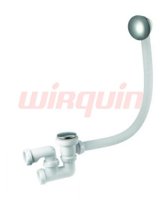 Слив-перелив QUICK CLAC с сифоном Перископ вентиль и клапан ABS хром. L700 мм 30718585