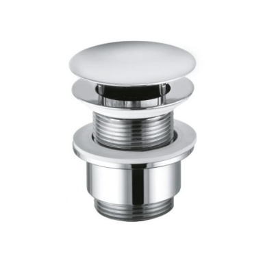 Закрывающийся сливной вентиль G 1 1 4 для раковин без отверстия для перелива