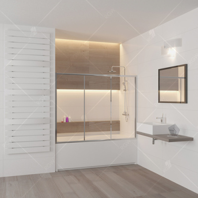 SC-41 1800х1500 Профиль Хром Стекло Шиншилла 04114118-51